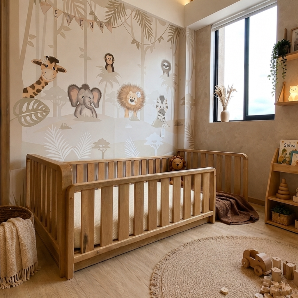 CAMA CORRAL CURVO