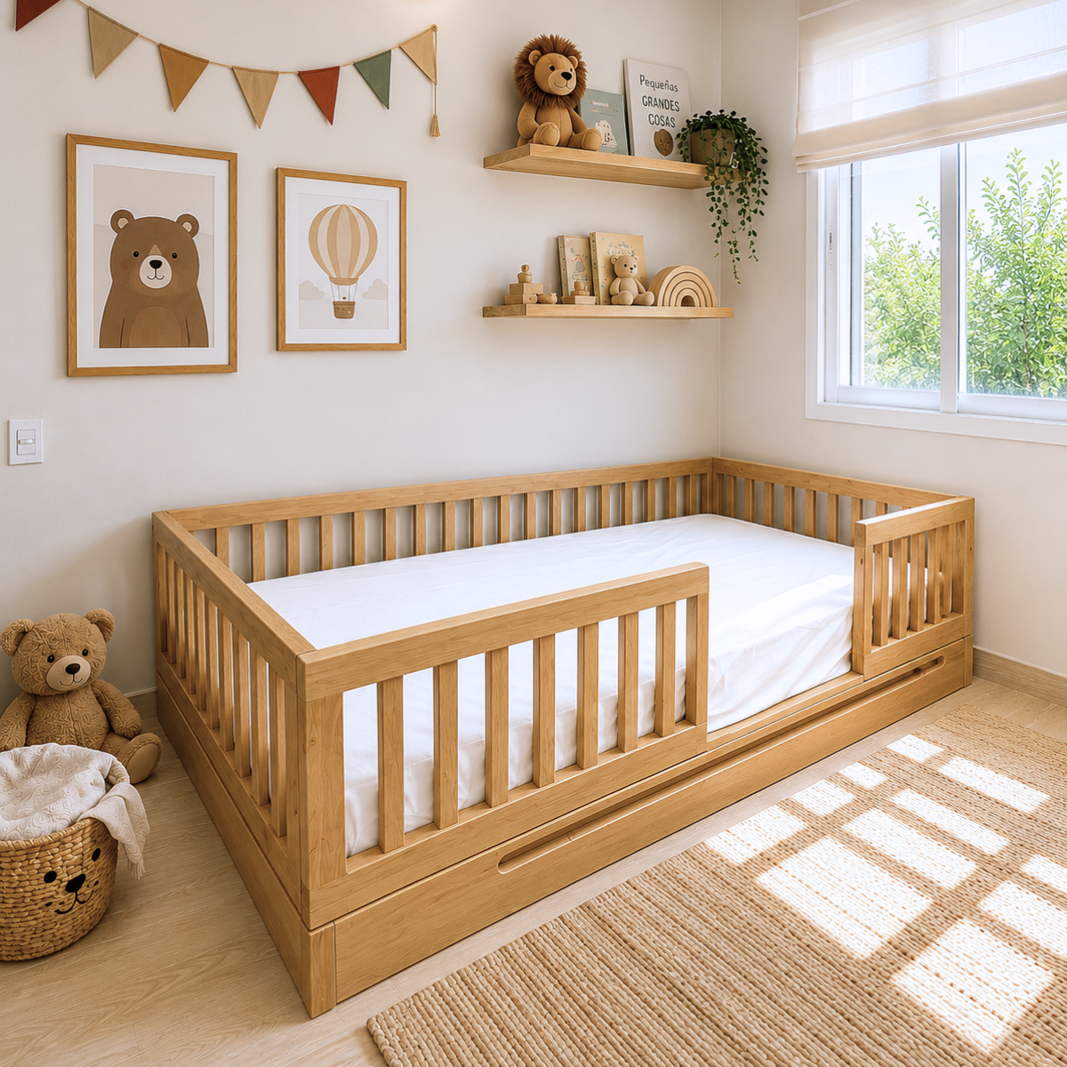 CAMA CORRAL COMPLETO TABLILLAS