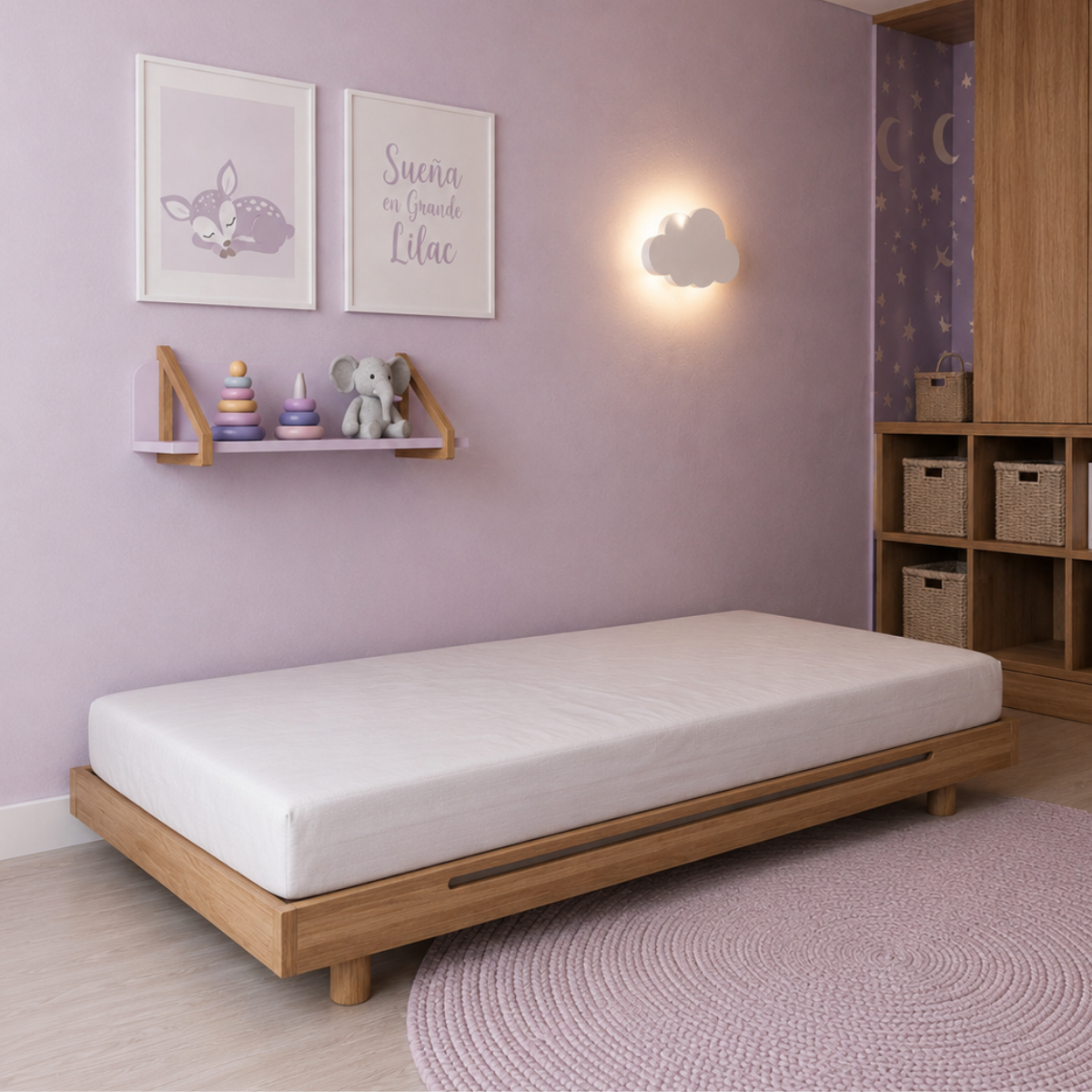 CAMA CORRAL COMPLETO BOLILLOS