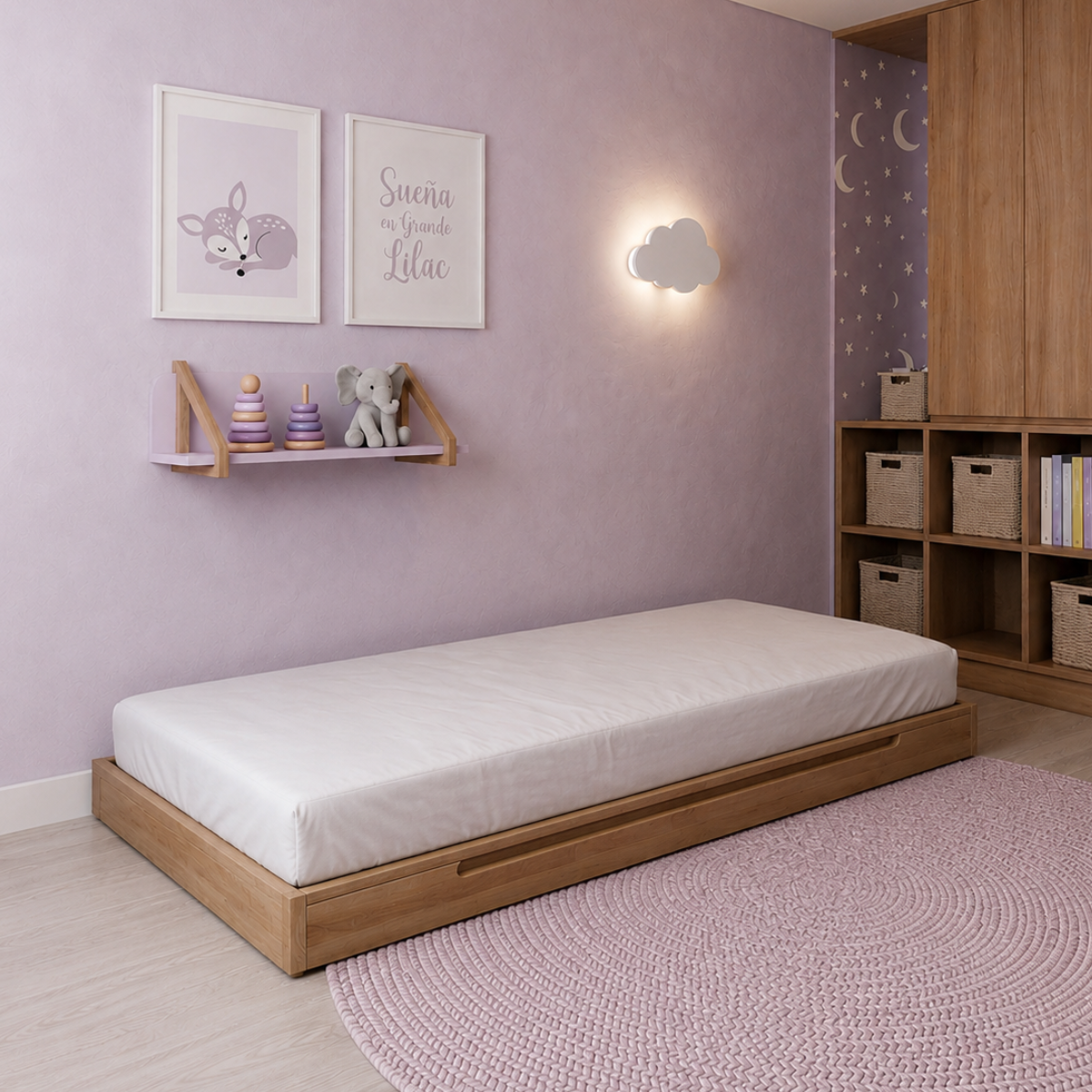 CAMA CORRAL COMPLETO BOLILLOS