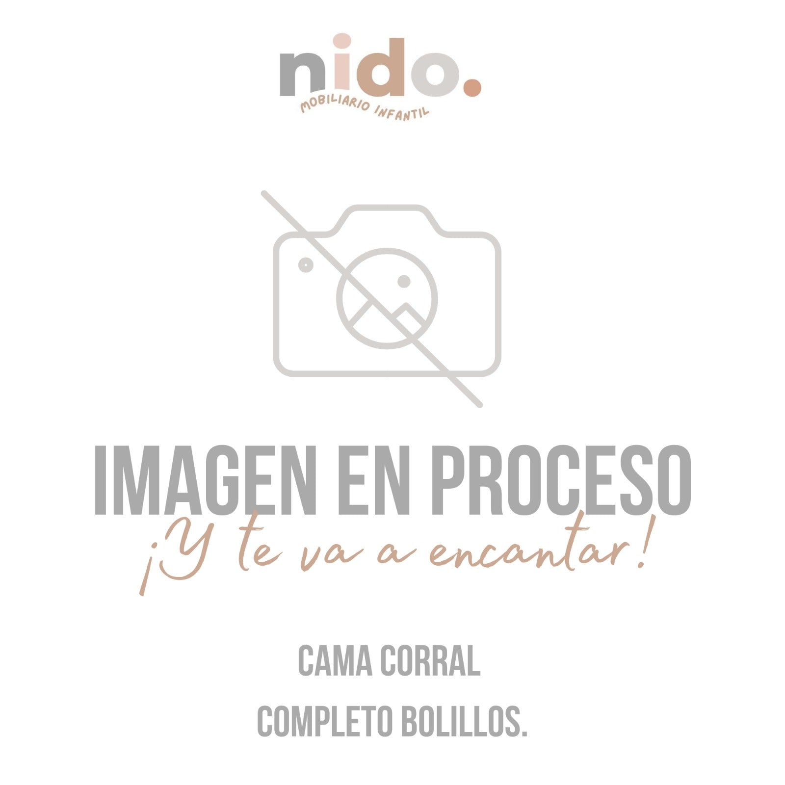 CAMA CORRAL COMPLETO BOLILLOS