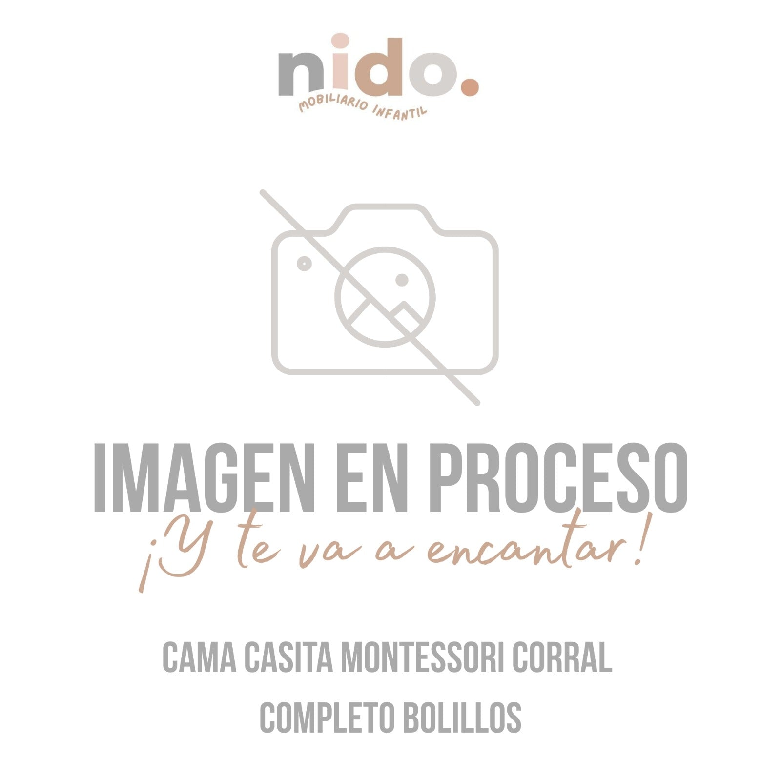 CAMA CASITA MONTESSORI CORRAL COMPLETO BOLILLOS
